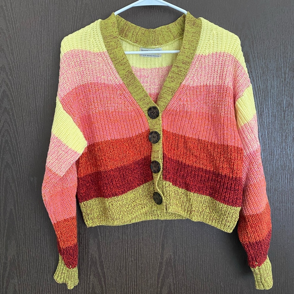 UO Striped Cardigan